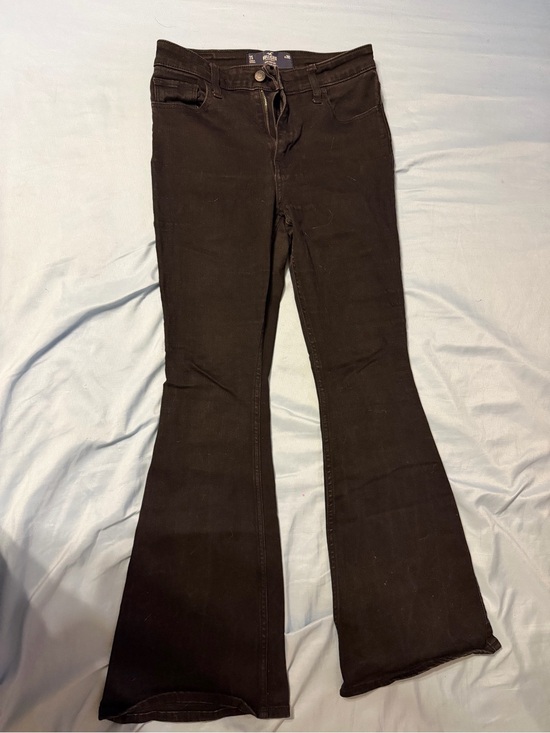 Hollister Denim - Hollister Black Flared High-Rise Jeans
